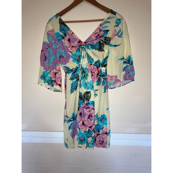 MAAJI Seashore Sounds Mini Dress Reversible Size Medium M BEACH BABYDOLL VACAY - Picture 3 of 6